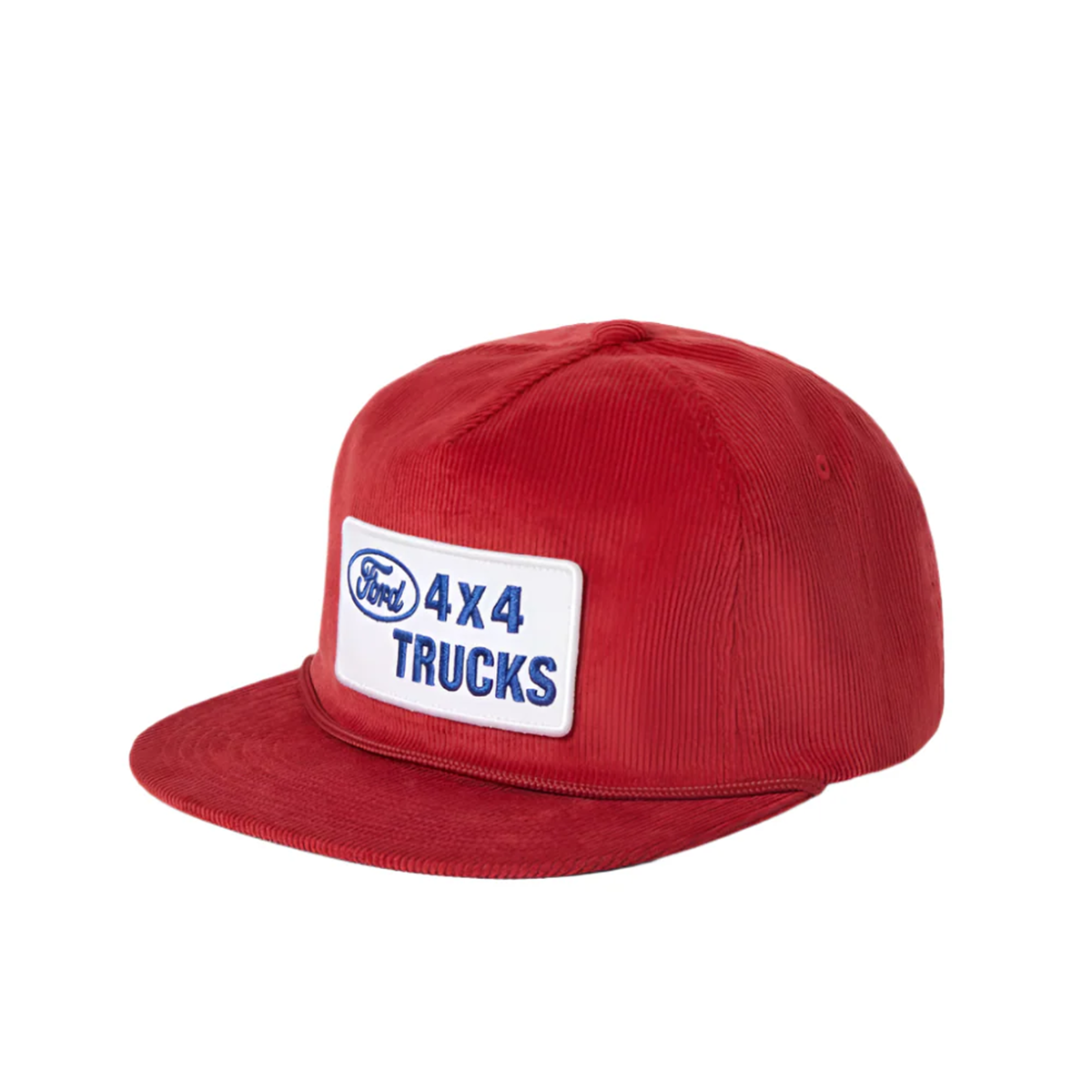 Brixton x Ford 4x4 HP Snapback Hat - Candy Apple Red