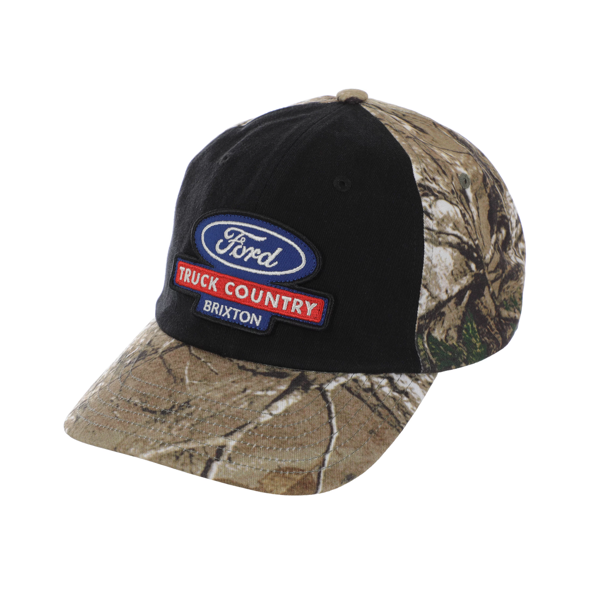 Brixton x Ford Truck Country Snapback Hat - Burnt Rubber / Camo