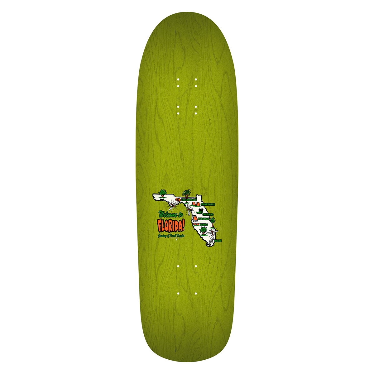 Powell Peralta Mike Frazier Yellow Man 2 Reissue Skate Deck - 9.5