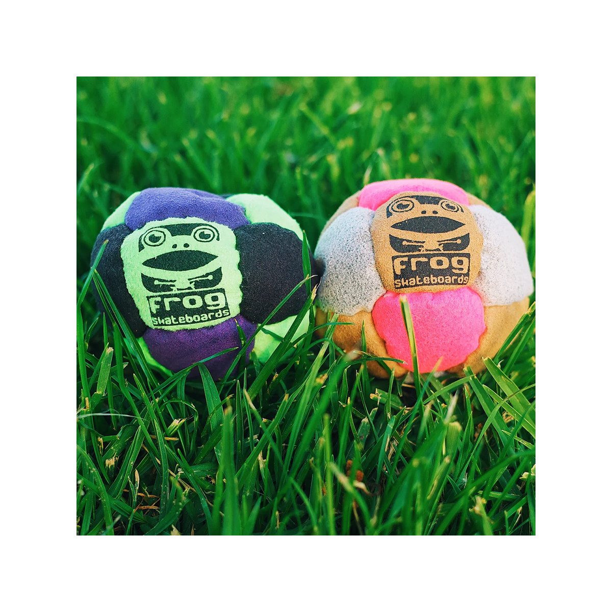 Frog Hacky Sack - Purple / Green
