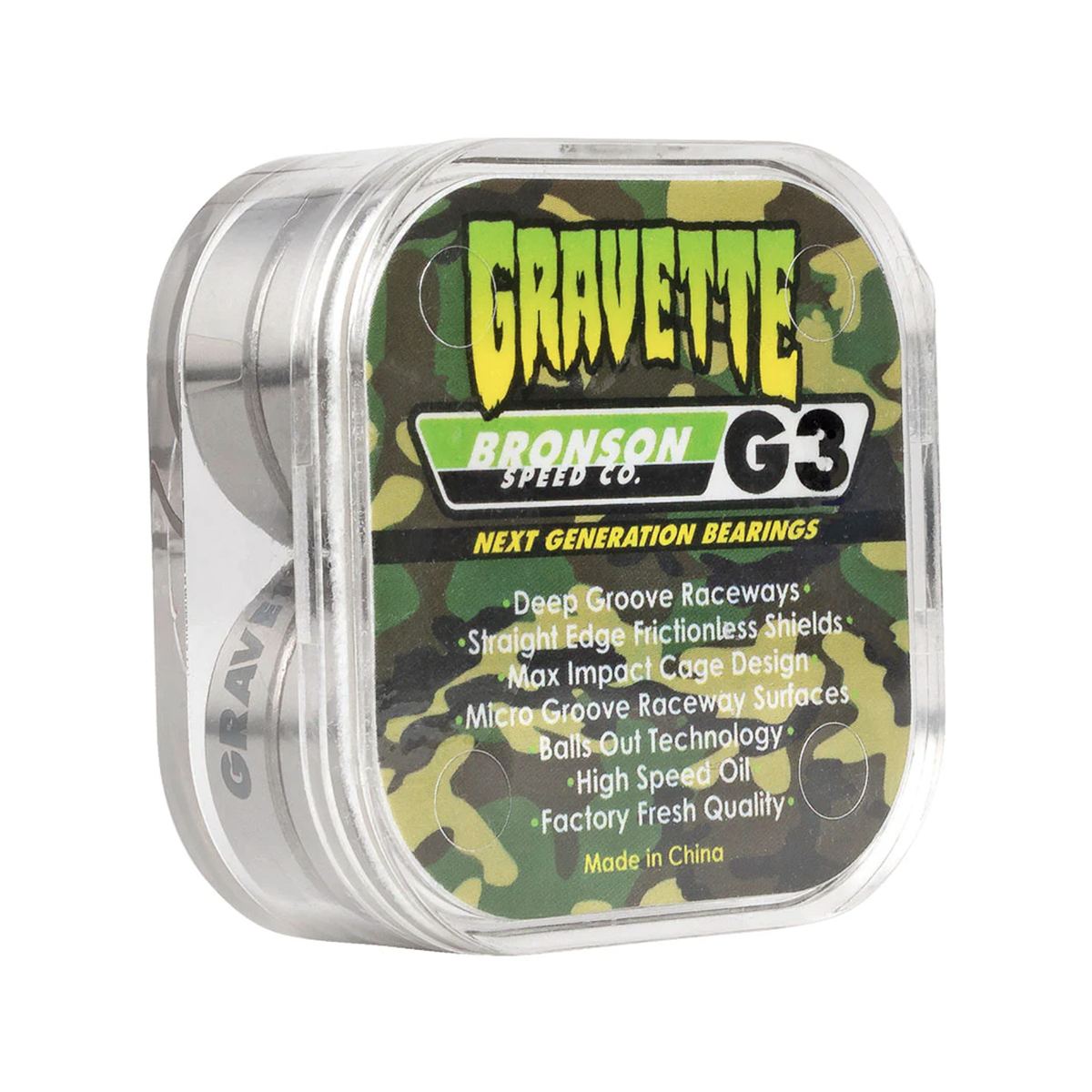 Bronson G3 David Gravette Pro Skate Bearings