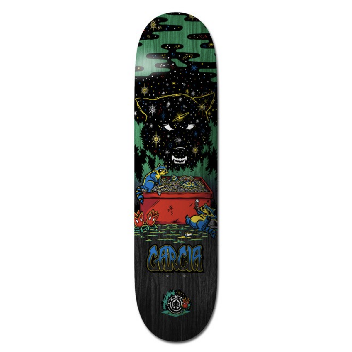 Element Shadow Lurker Garcia Skate Deck - 8.25