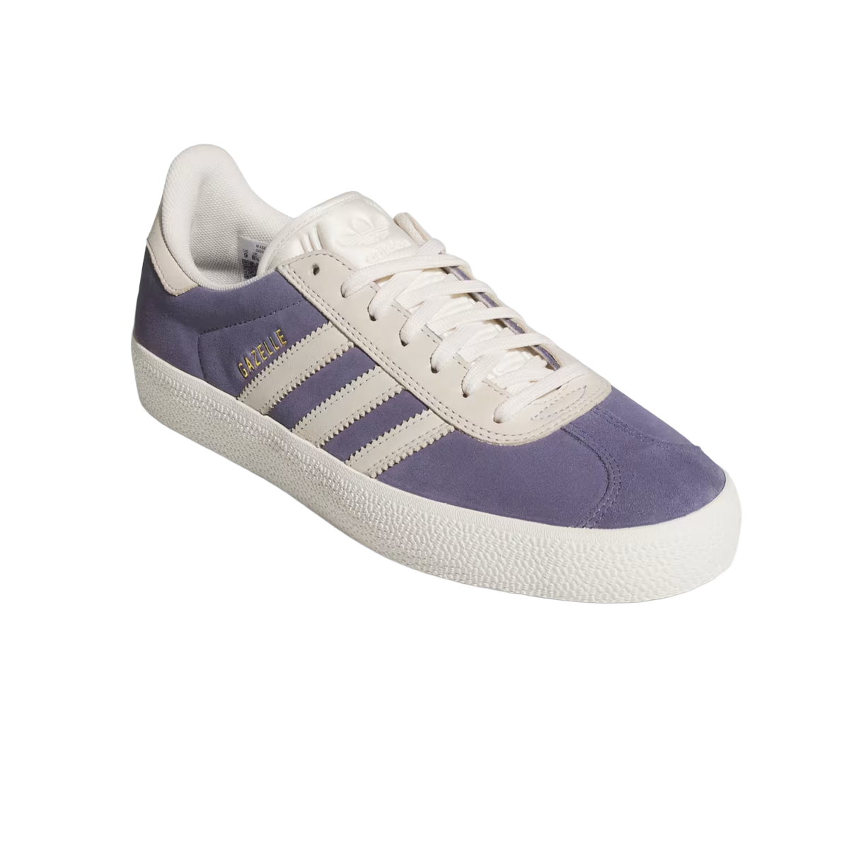 Adidas Gazelle ADV Shoes - Purple / Chalk White / Gold Metallic