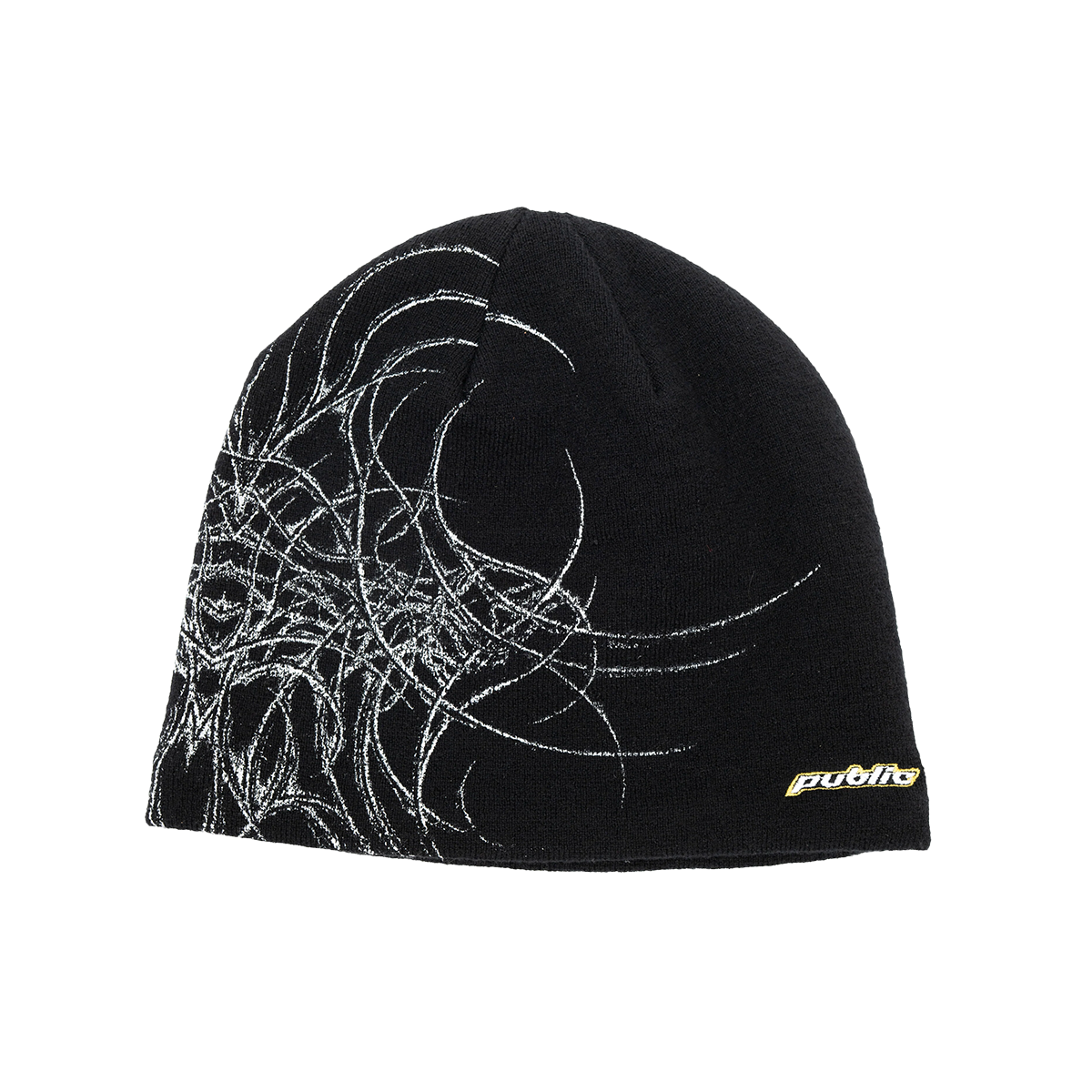Public  General Skully Beanie - Black