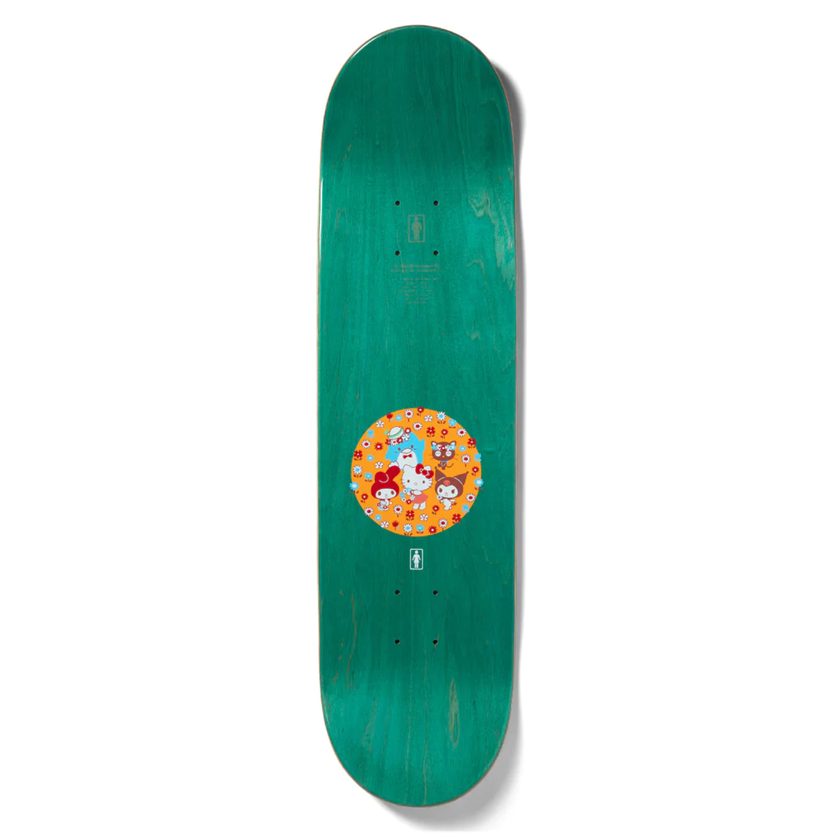 Girl x Hello Kitty Gass Hello Kitty and Friends Skate Deck - 8.25