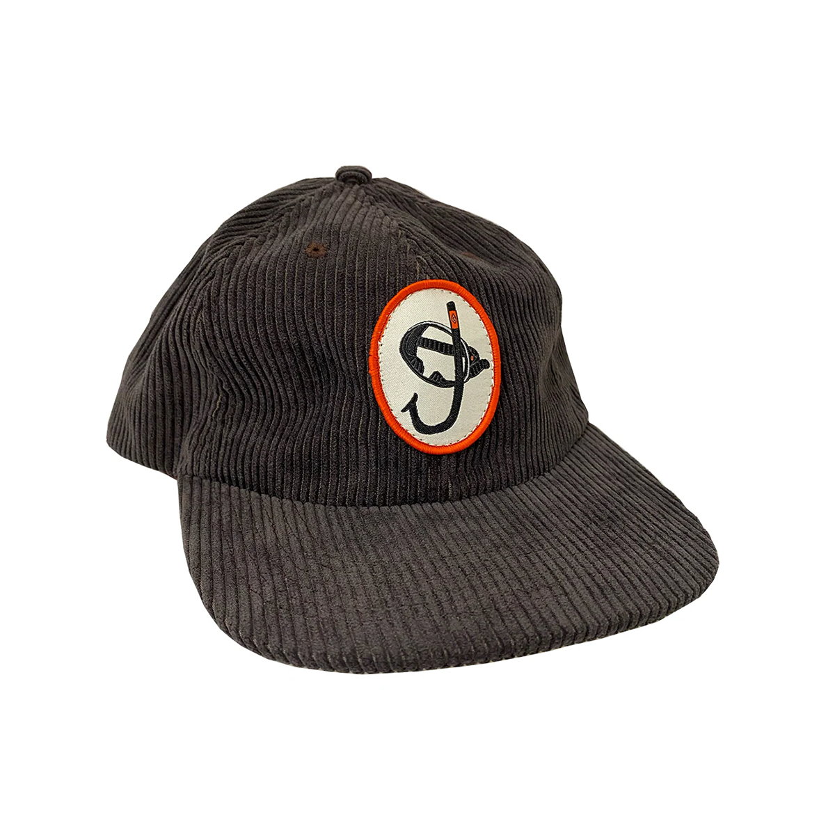 Gnarhunters Snorkel Snapback Hat - Brown Cord