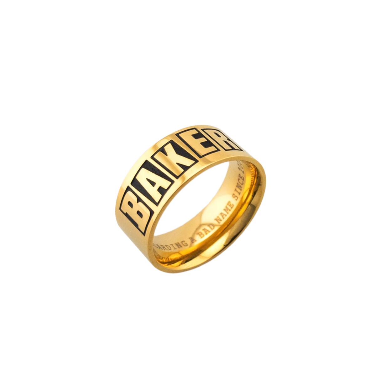 Baker Brand Logo Ring - Gold