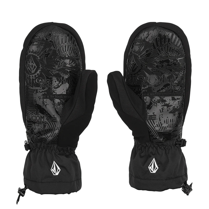 Volcom Stone Brighton Snow Mitt - Black - Directive Boardshop