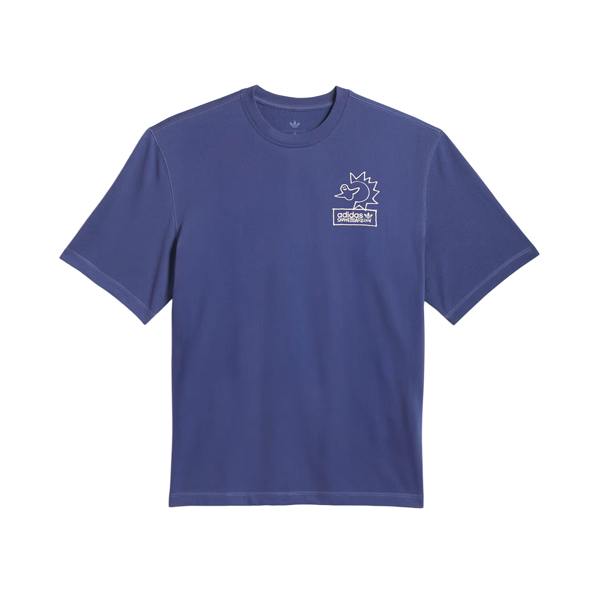 Adidas X Mark Gonzales Not Amused T-Shirt - Muted Purple / Acid Orange