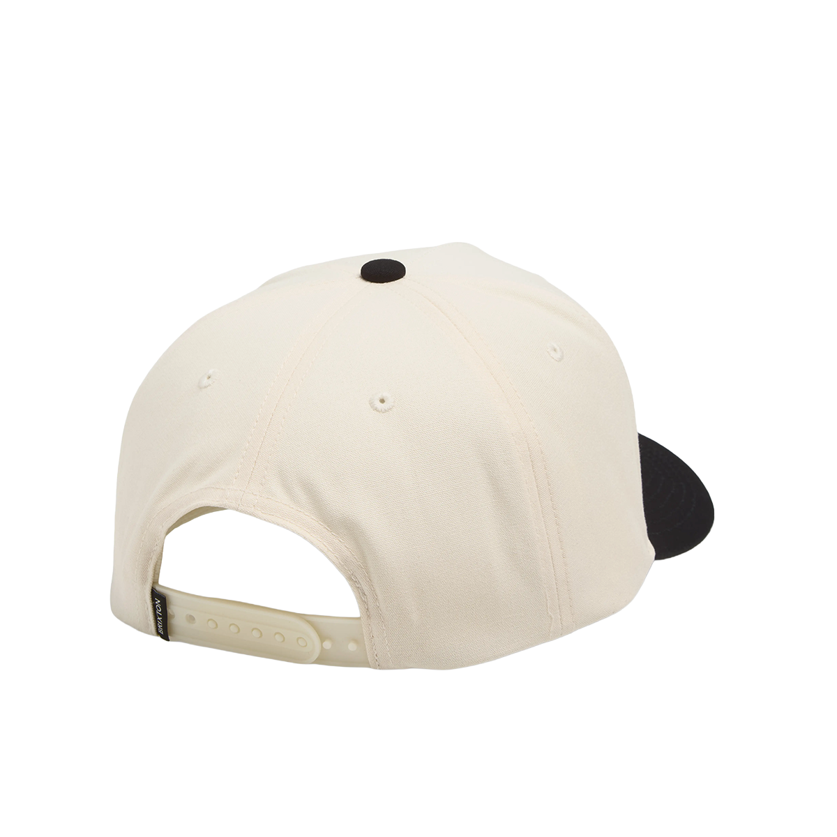 Brixton Good Times Organic Cotton Snapback Hat - Black / Whitecap