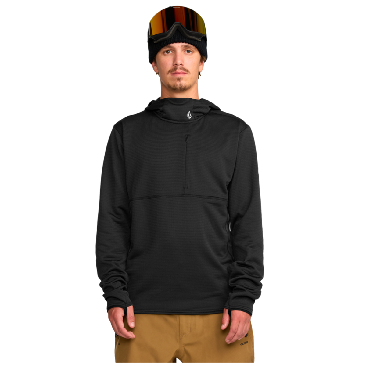 Volcom 2026 Gridlock Hooded Pullover Fleece - Black