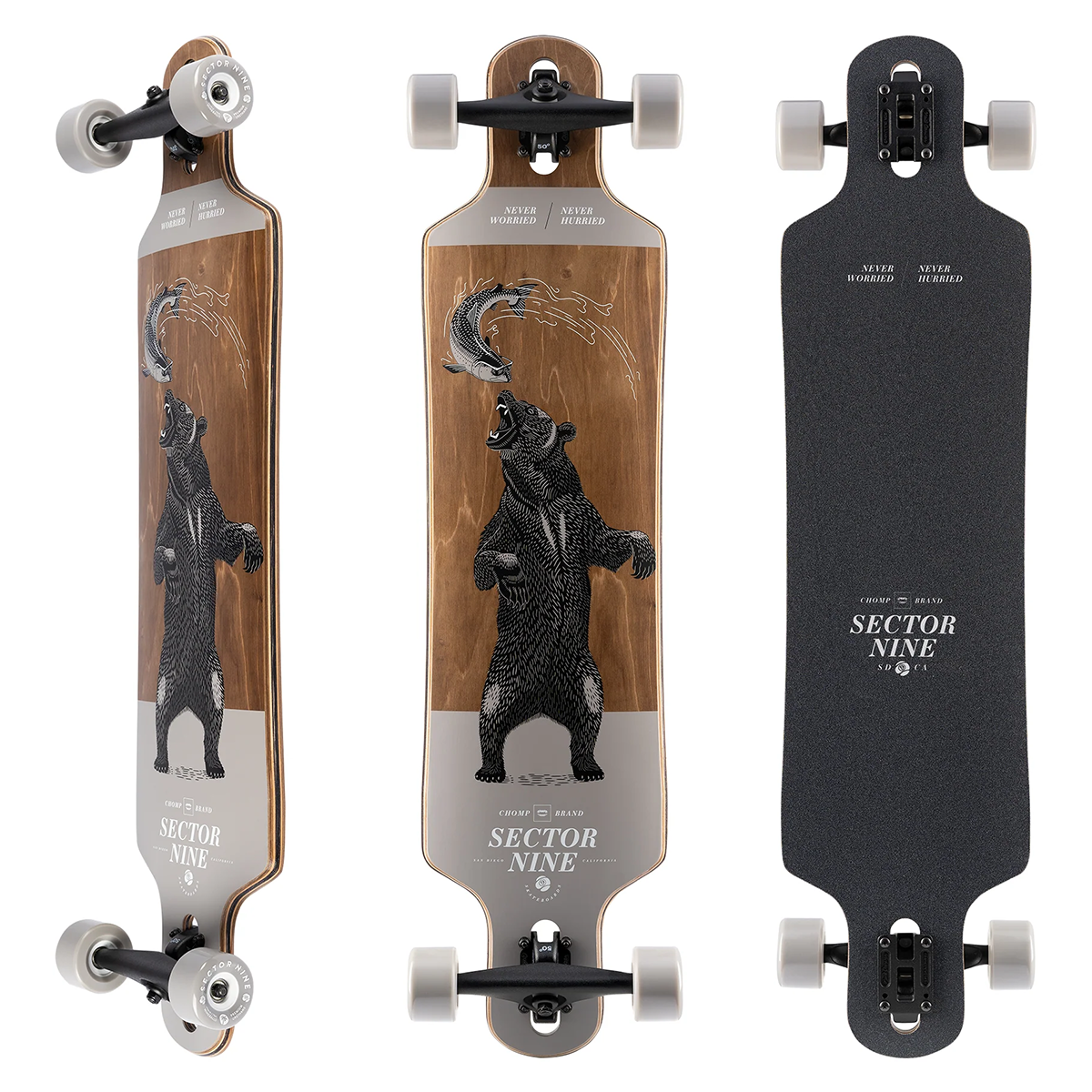 Sector 9 Meridian Grizzly Longboard - 40.0" x 9.75"