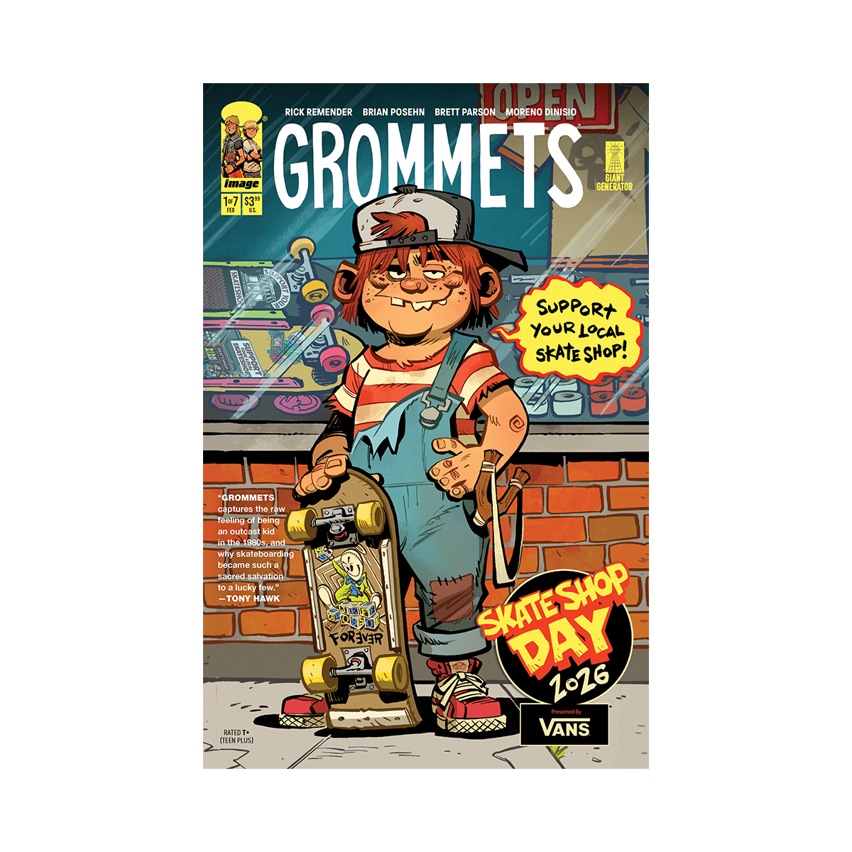 Skate Shop Day Grommets Comic Book