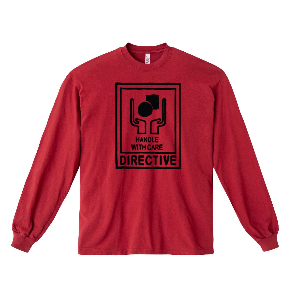 Directive Handle With Care Long Sleeve- Red