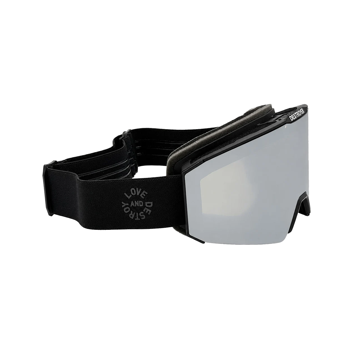 Destroyer Hard Coin Snow Goggles - Wordmark Jet Black