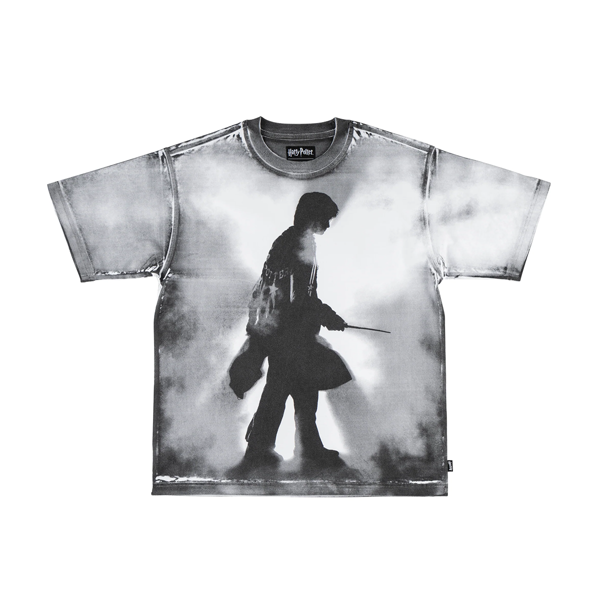 Welcome x Harry Potter Shadow Overprint T-Shirt - White
