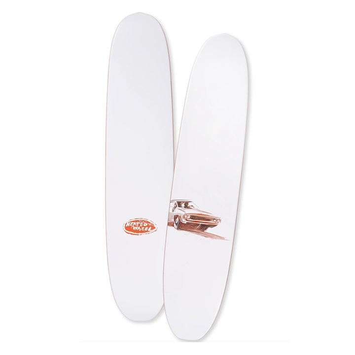 The Heated Wheel Polarizer Skate Deck - Charger