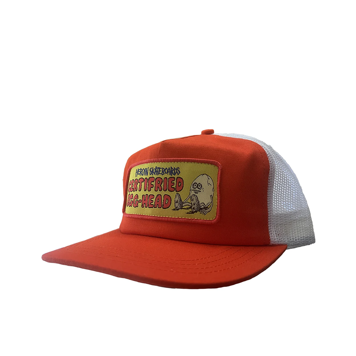 Heroin Certifried Trucker Hat - Orange