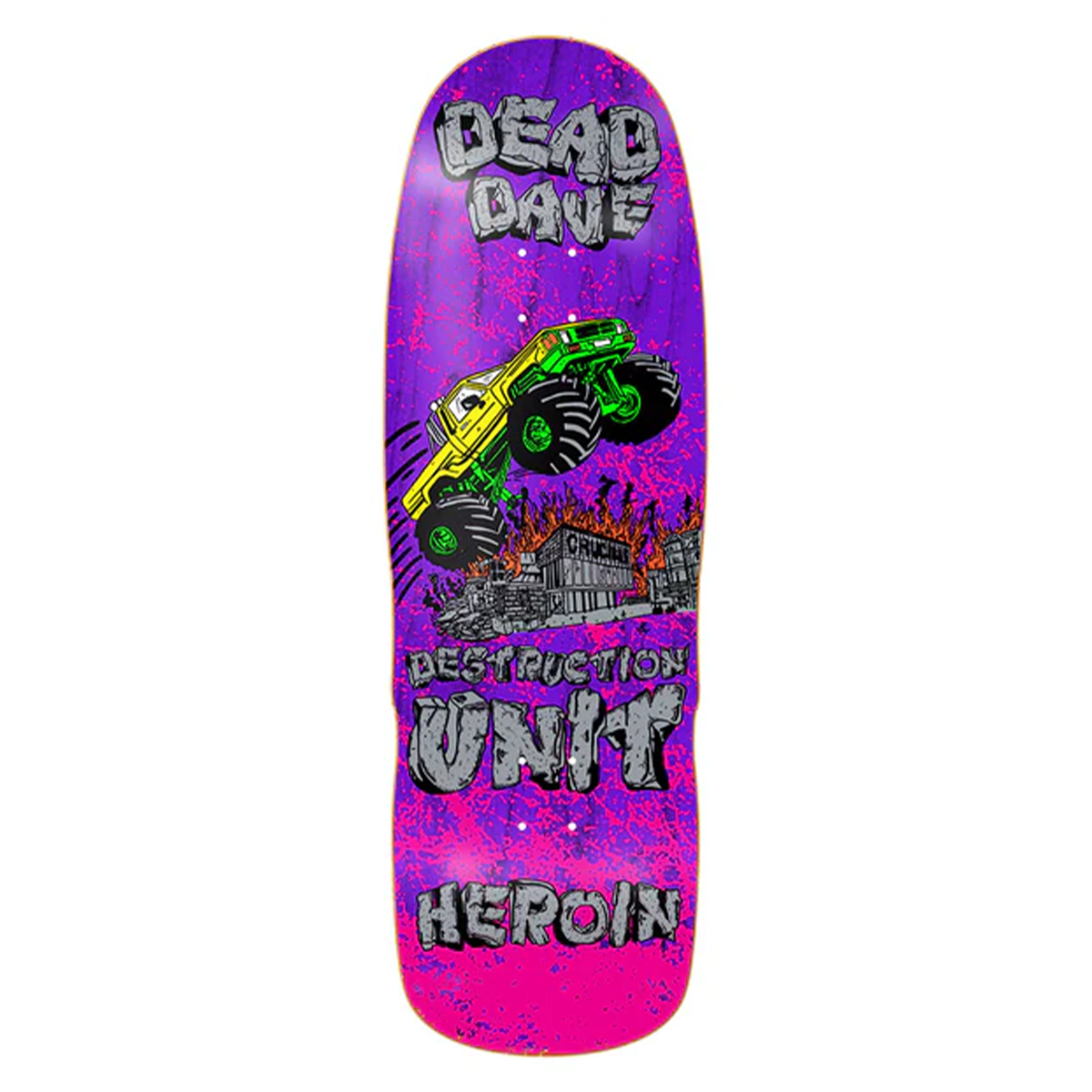 Heroin Dead Dave Knock Off Skate Deck - 10.1