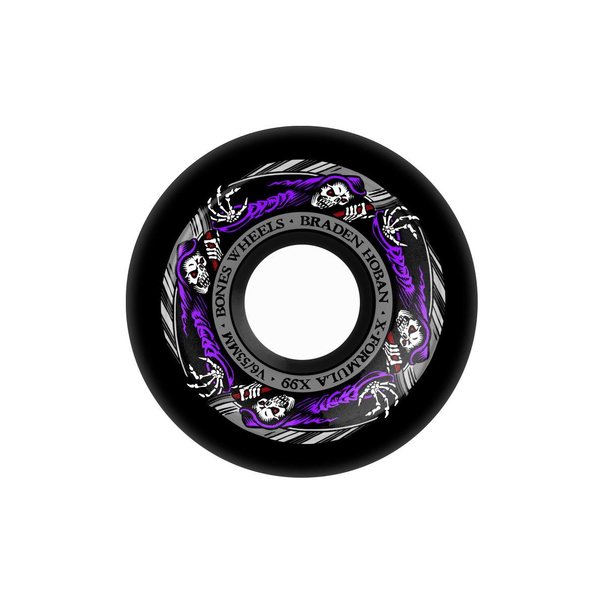 Bones Hoban Reaper V6 Widecut X-formula 99A Skate Wheels - 54mm