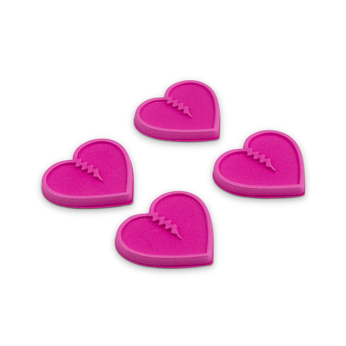 Crab Grab Mini Hearts Stomp Pad - Hot Pink