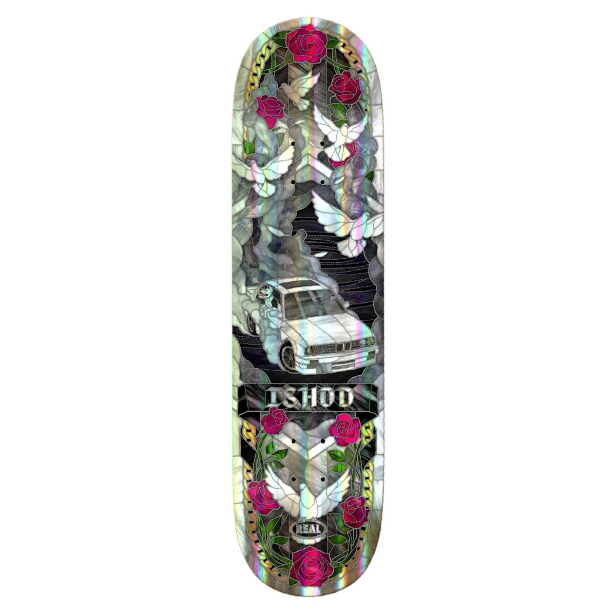Real Ishod Holo Cathedral II Skate Deck - 8.38