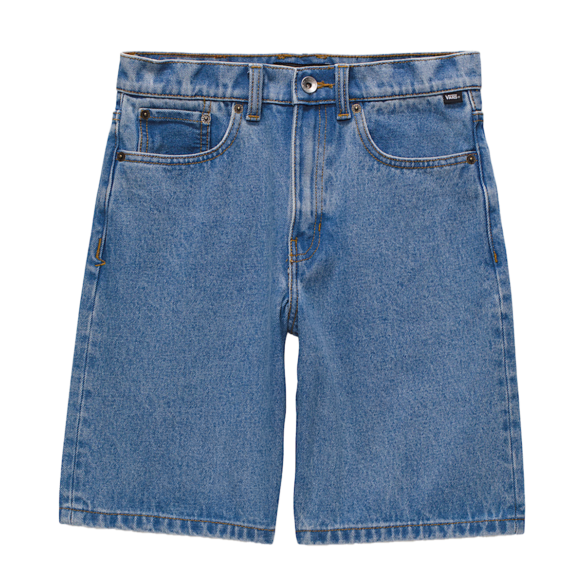 Vans Kids Check-5 Baggy Denim Shorts - Stonewash Blue