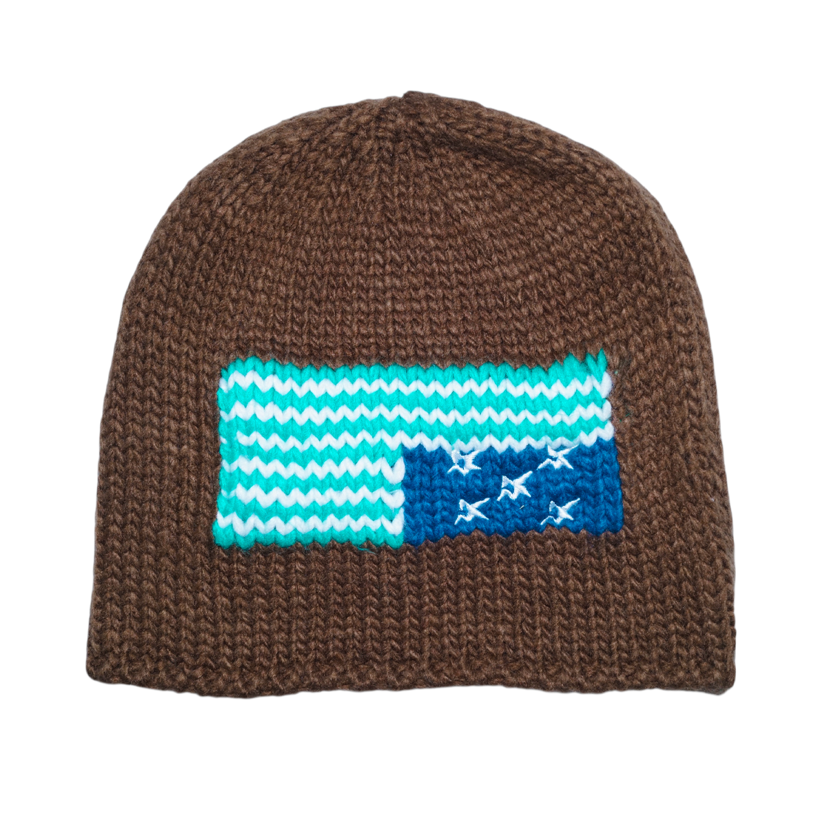 Carpet Knit Flag Beanie - Assorted Colors