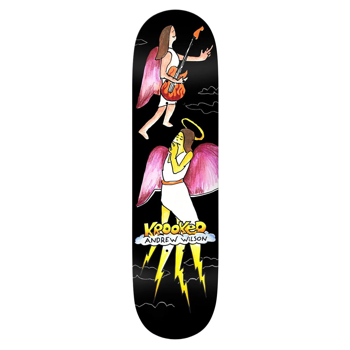 Krooked Wilson Angel True Fit Skate Deck - 8.25