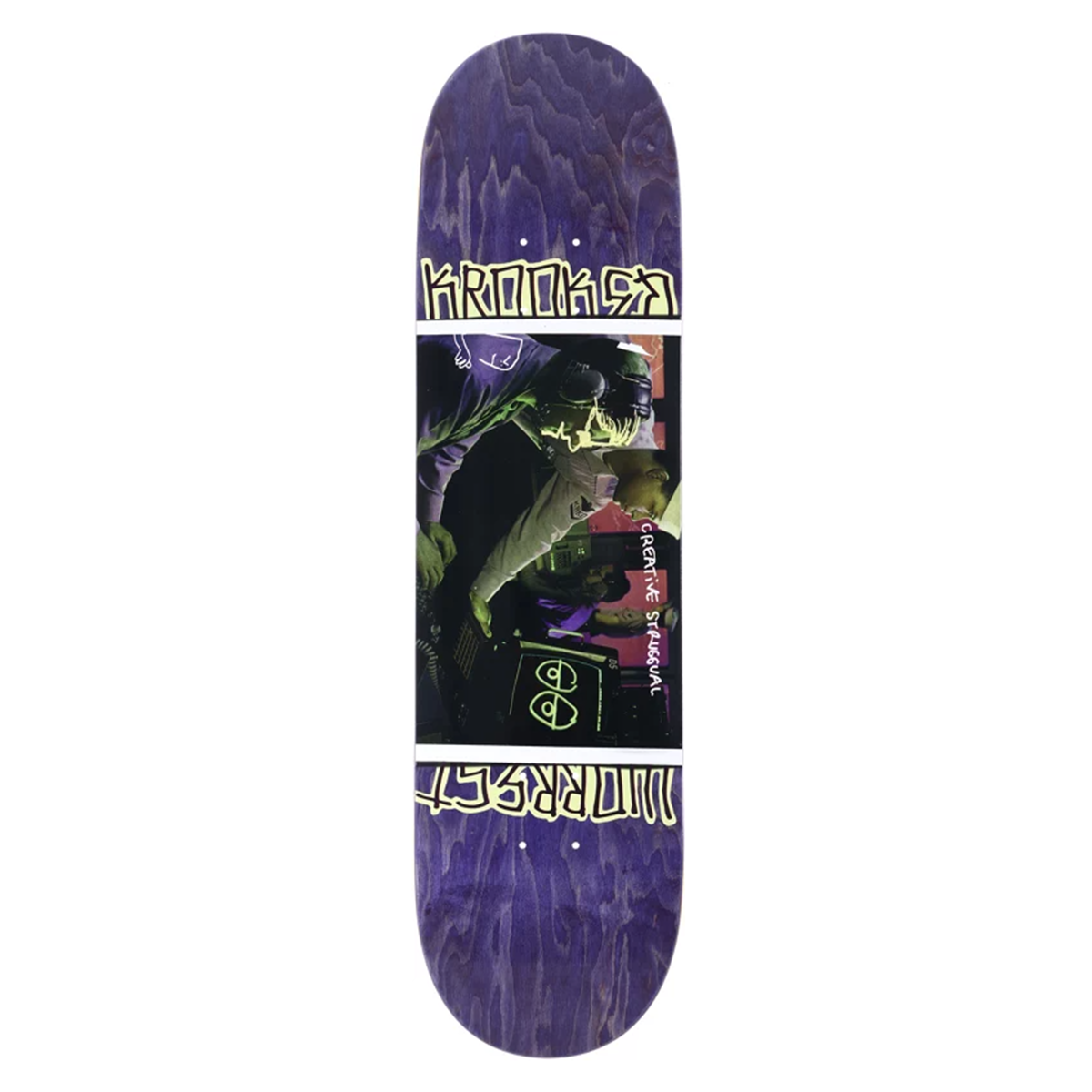 Krooked DBX Worrest Struggual Skate Deck - 8.25