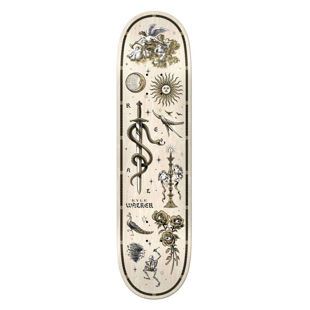 Real Kyle Engraved Skate Deck - 8.38
