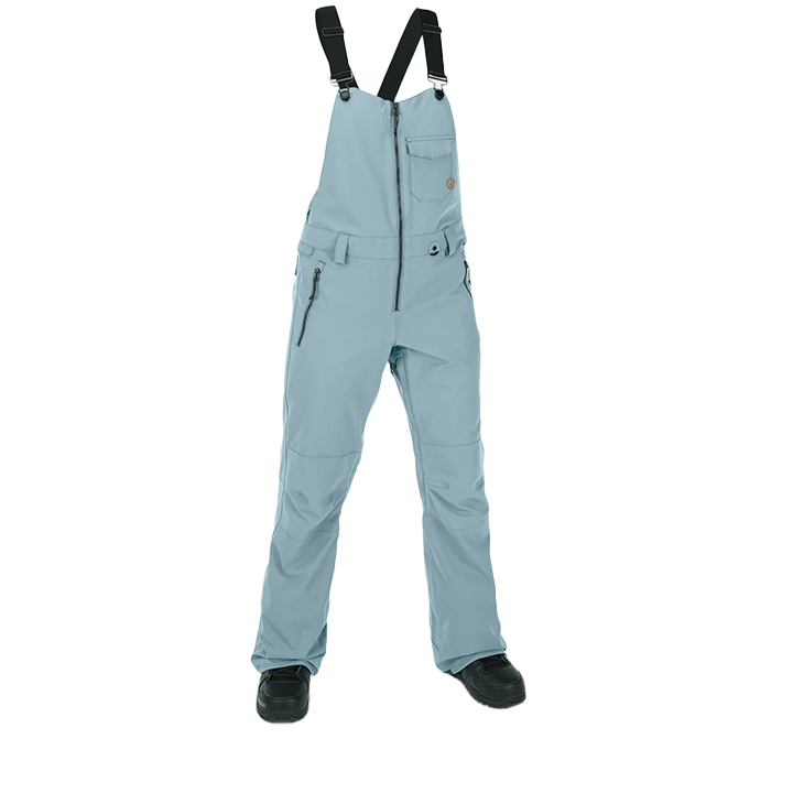 Volcom Women's Swift Bib Overalls - Green Ash