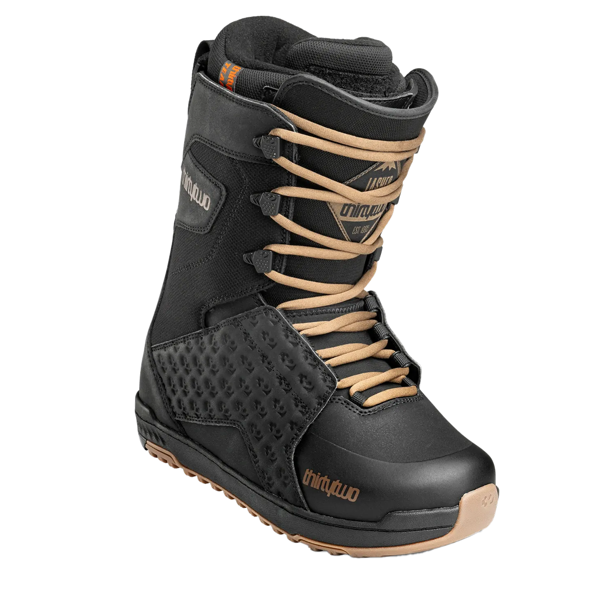ThirtyTwo Lashed Snowboard Boot - Black / Black / Gum