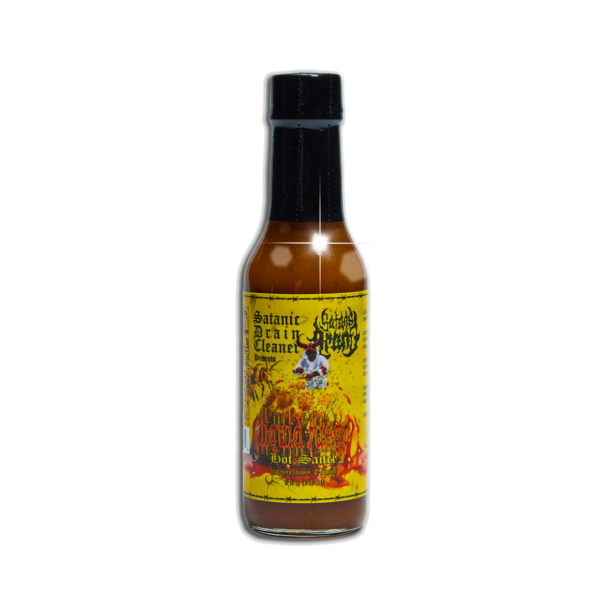 Satan's Drano Liquid Fuego Hot Sauce