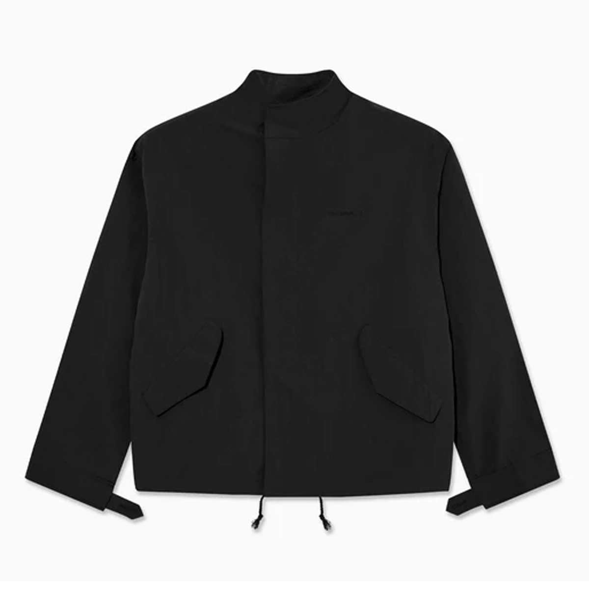Last Resort Cropped Parka - Black