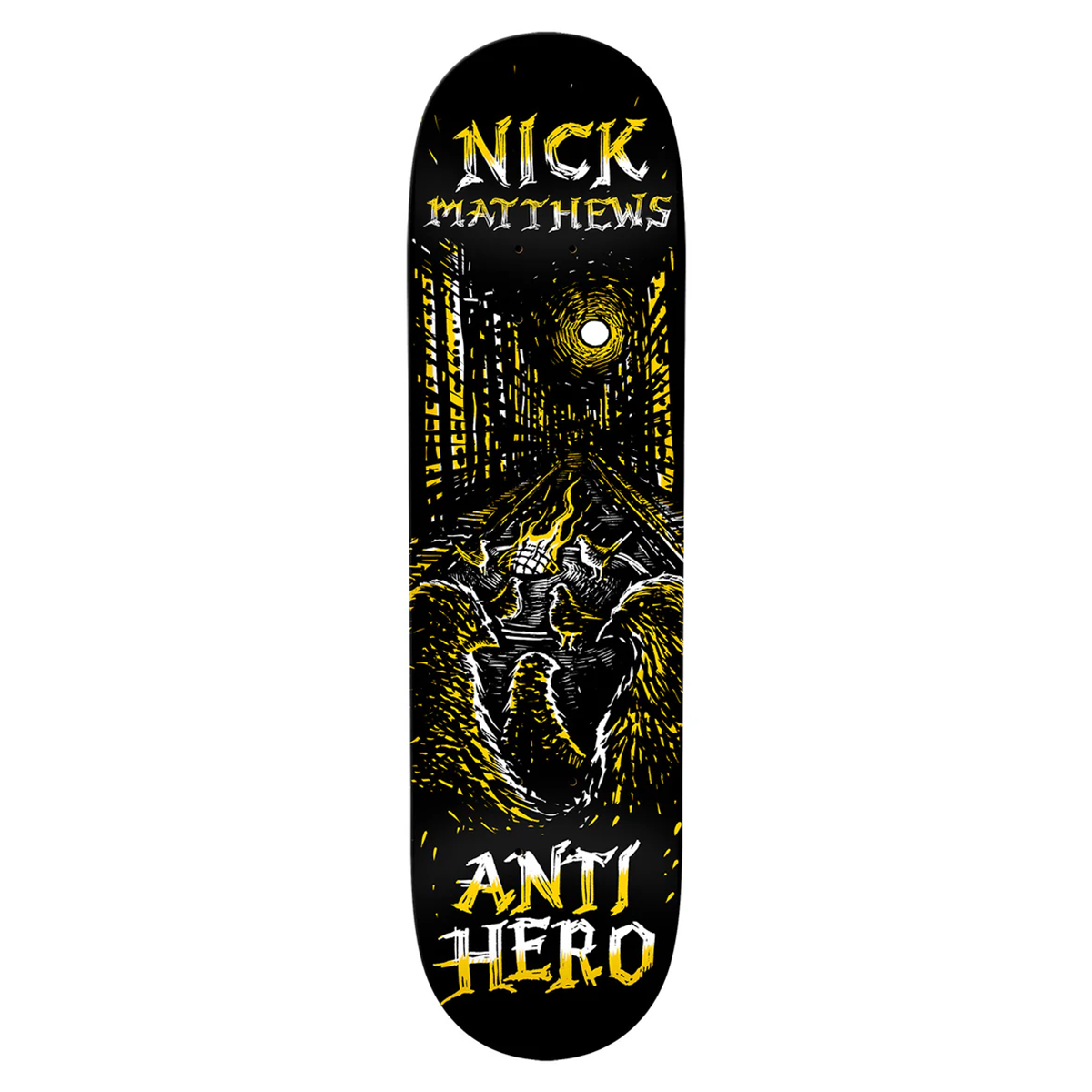 Antihero Nick Matthews Fireside Skate Deck - 8.5