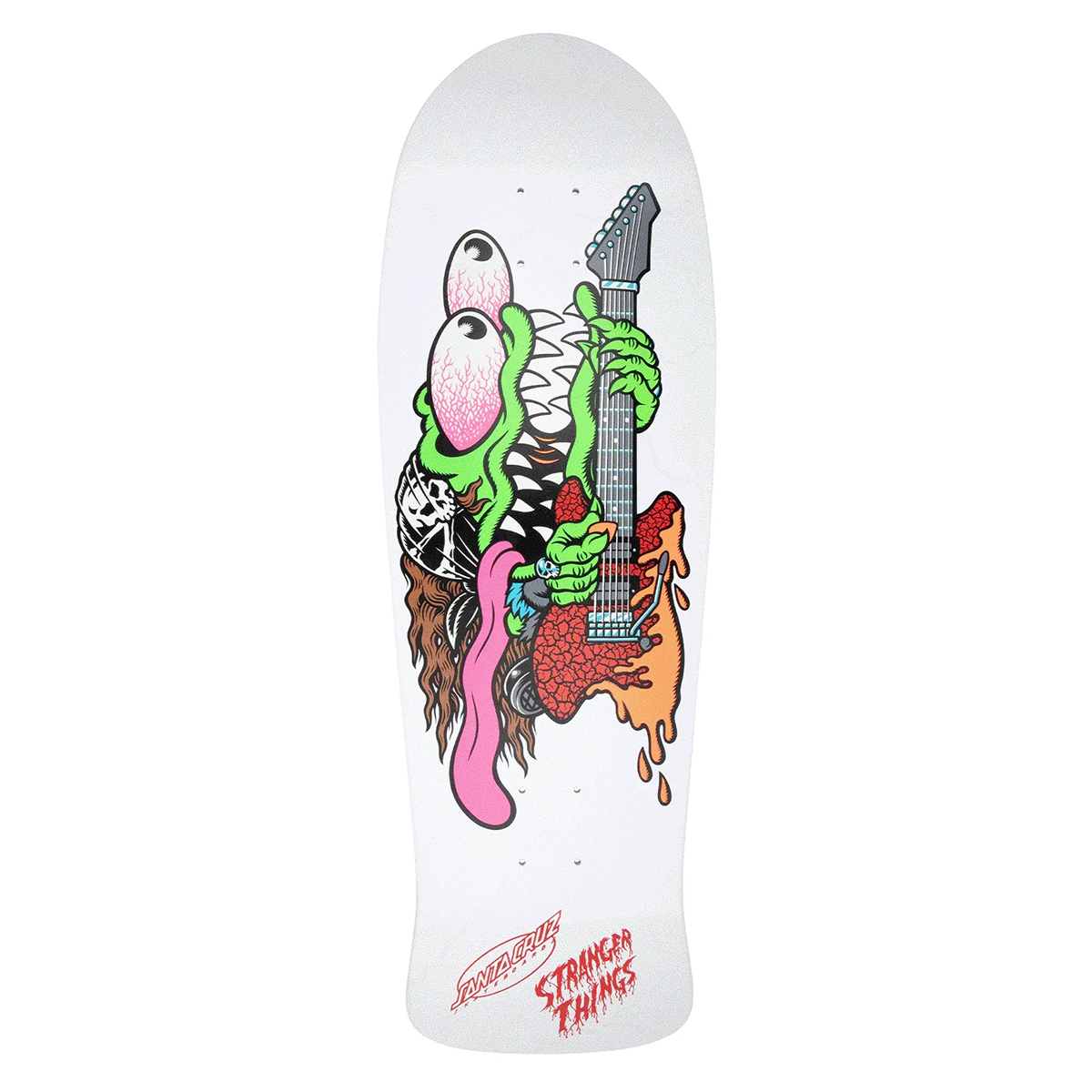 Santa Cruz x Stranger Things Meek Slasher Eddie Reveal Skate Deck - 10.1