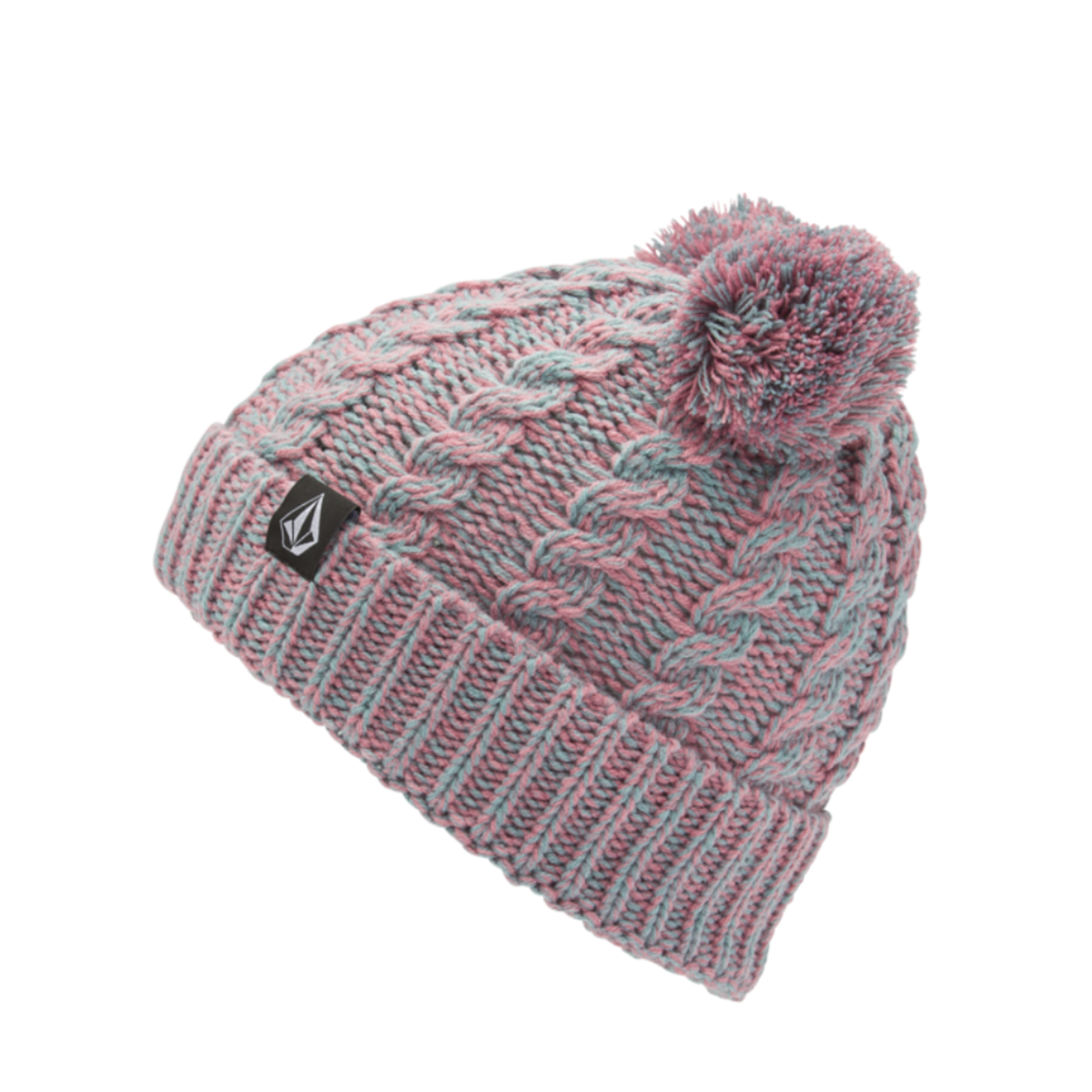 2026 SAMPLE Volcom Stone Pom Beanie - Mesa Rose