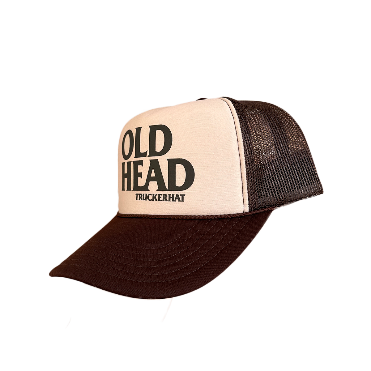 Mud Old Head Trucker Hat - Brown/Tan