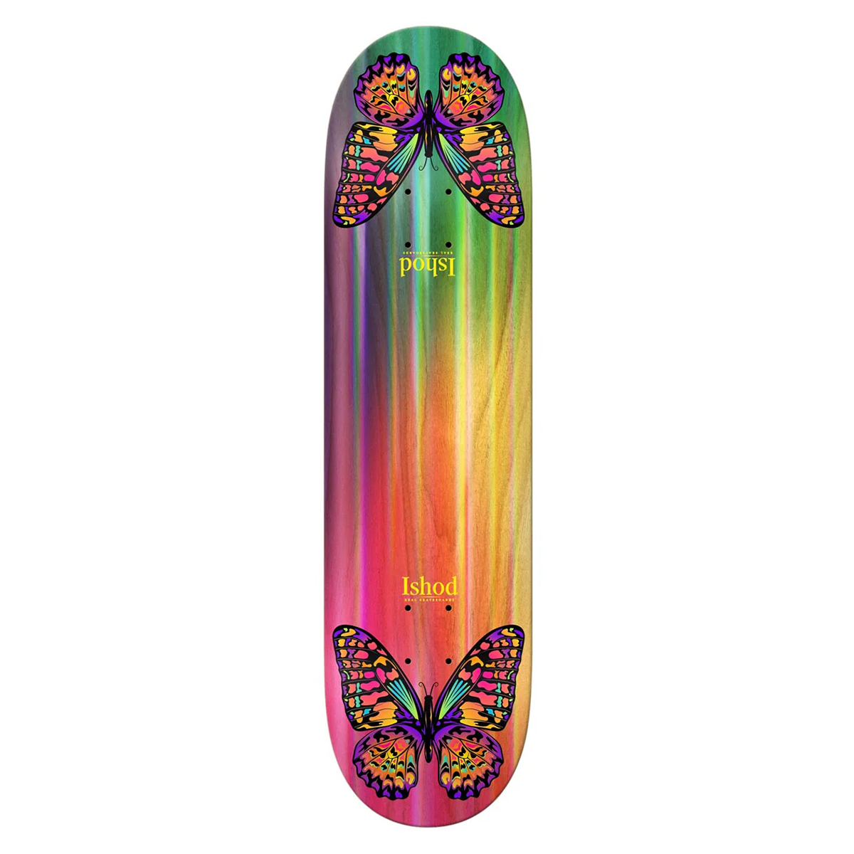 Real Ishod Rainbow Monarch Twin Tail Skate Deck - Assorted Sizes