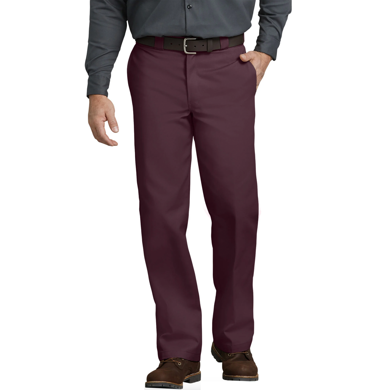 Dickies Higher Rise Classic Work Pant - Maroon