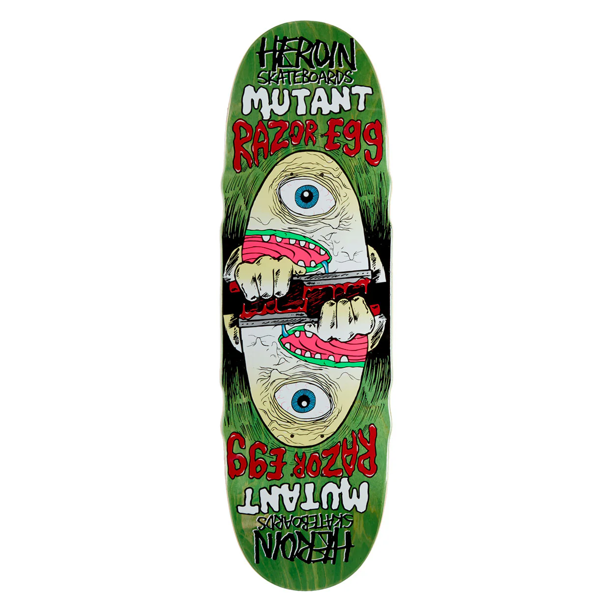 Heroin Mutant Razor Egg Skate Deck - 9.5