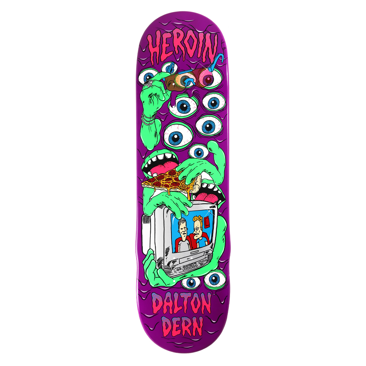 Heroin Dern Mutate Or Die Skate Deck - 8.75