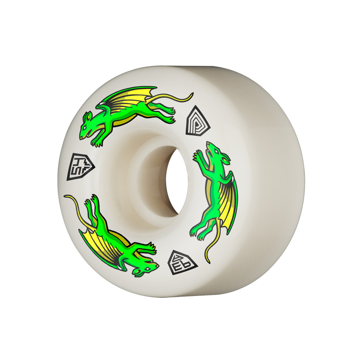 Powell Peralta Dragon Formula Nano Rats 93A Skate Wheels - 54mm