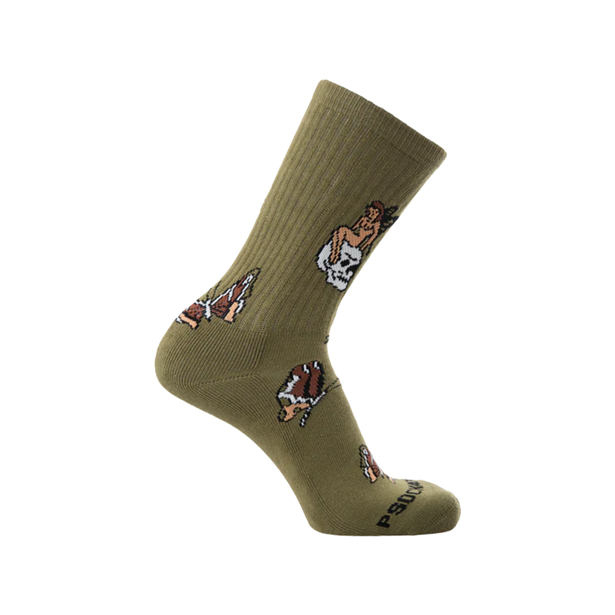 Psockadelic New Day Psocks - Olive
