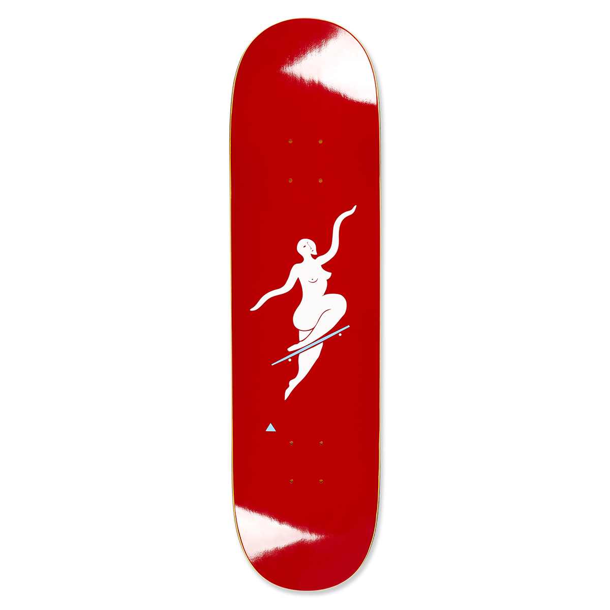 Polar Team Model No Complies Red Skate Deck - 8.25