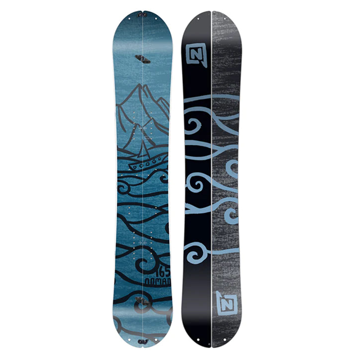 Nitro Nomad Splitboard with Union Explorer Bindings, Skins, and Poles Package