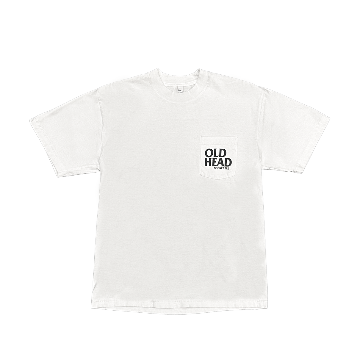 Mud Old Head Pocket T-Shirt - White