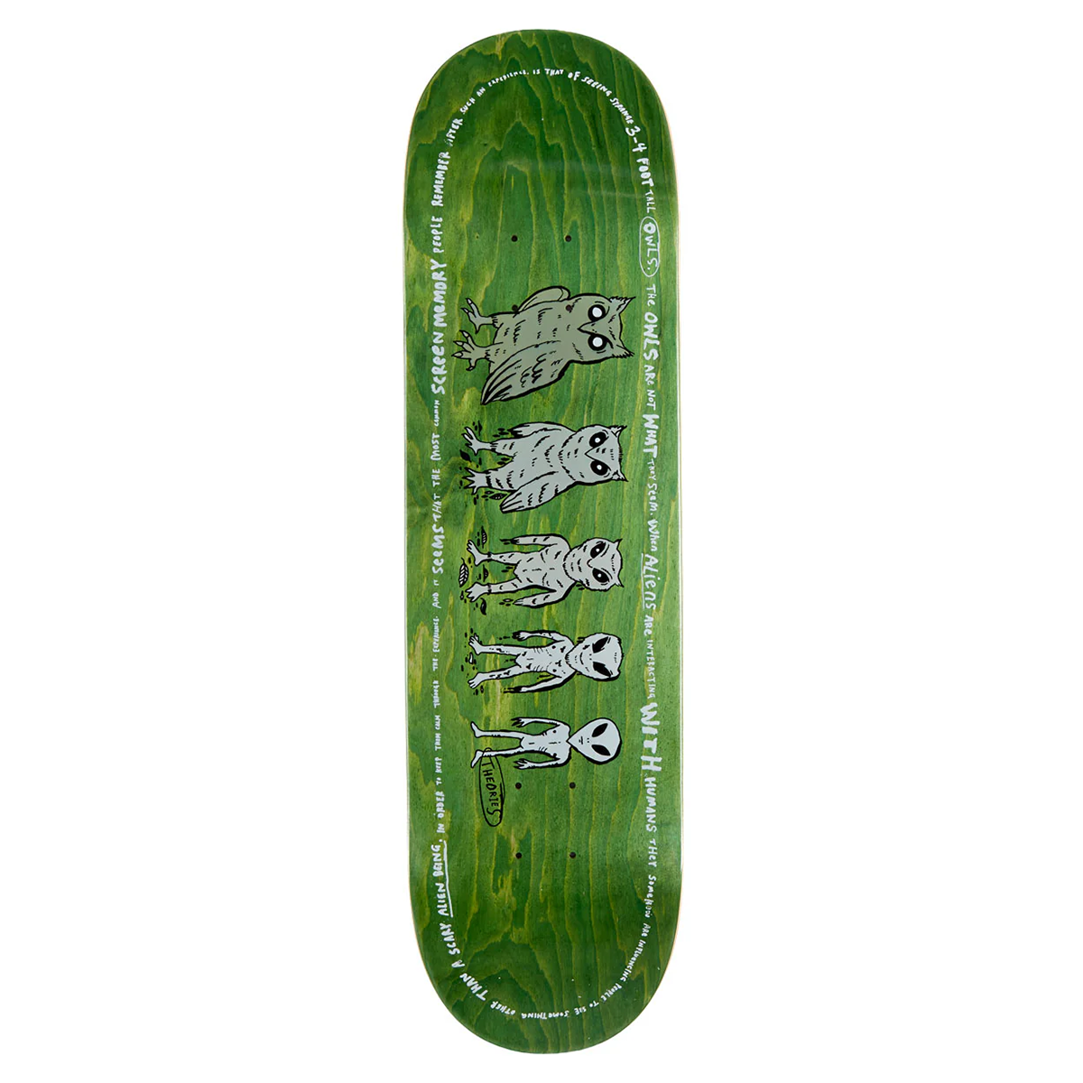 Theories Owlien Skate Deck - 8.8