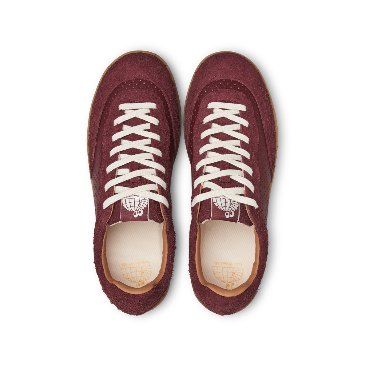 Last Resort AB CM001 Perf Leather/Suede Shoes - Ox Blood / Gum